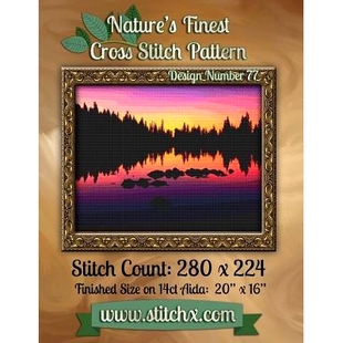 Cross Stitch Nature’s 9781502587916 Number Finest Design 预订 Pattern