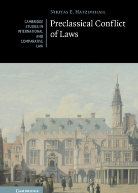 【预订】Preclassical Conflict of Laws