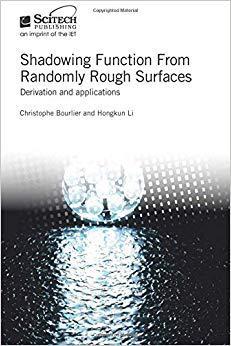 【预售】Shadowing Function from Randomly Rough Surfaces