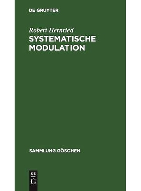 预订 Systematische Modulation: 9783111011523