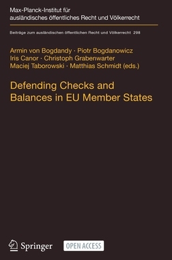 【预订】Defending Checks and Balances in EU Member States 9783662623169