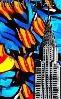 [预订]Iconic Chrysler Building New York City Sir Michael Huhn pop art Drawing Journal: Iconic Chrysler Bui 9780464204572
