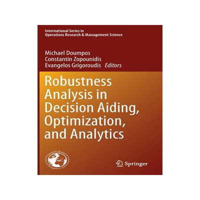 预订 Robustness Analysis in Decision Aiding, Optimization, and Analytics
