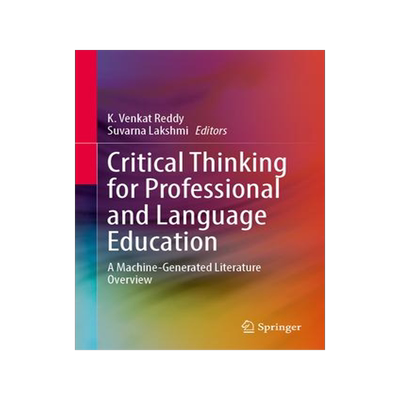 [预订]Critical Thinking for Professional and Language Education 9783031379505