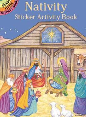 【预订】Nativity Sticker Activity Book