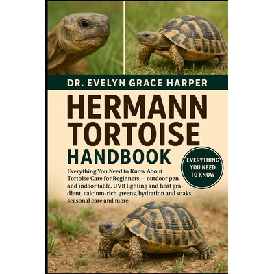 预订 Hermann Tortoise Handbook: Everything You Need to Know About Tortoise Care for Beginners - outdoor pen and indoor t