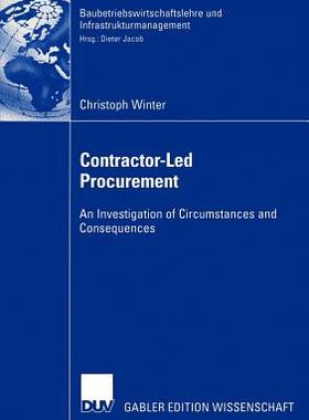【预订】Contractor-Led Procurement