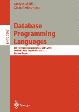 【预订】Database Programming Languages