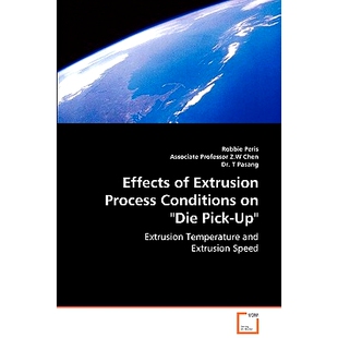 Extrusion 9783836484312 Speed Pick Effects Conditions Process and 预订 Temperature Die