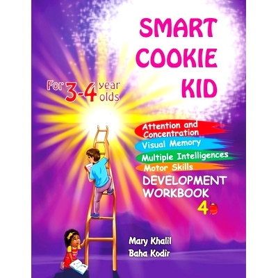 预订 Smart Cookie Kid For 3-4 Year Olds Attention and Concentration Visual Memory Multiple Intelligences Motor Skills Bo