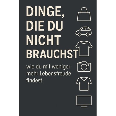 预订 Dinge, die du nicht brauchst um Glücklich zu sein: Ein Minimalismus - Ratgeber für mehr echtes Glück: 9798267825