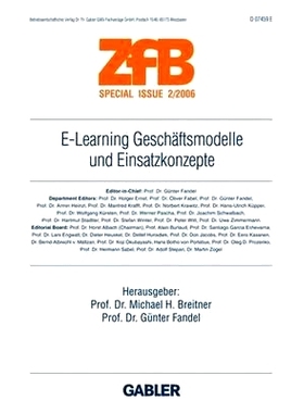 预订 E-Learning Geschäftsmodelle Und Einsatzkonzepte: 9783834902498
