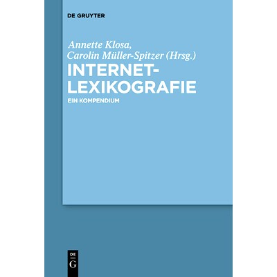 预订 Internetlexikografie: Ein Kompendium 互联网地理: 9783050064239