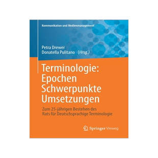 预订 Terminologie : Epochen – Schwerpunkte – Umsetzungen