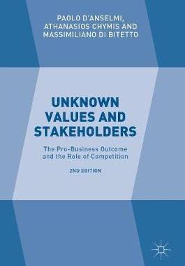 【预订】Unknown Values and Stakeholders