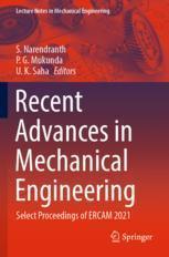 Advances Recent Mechanical 9789811913907 Engineering 预订
