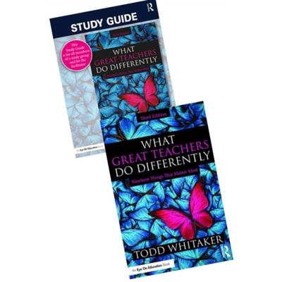 预订 What Great Teachers Do Differently - Book and Study Guide Bundle *教师做了什么不同的事情 - 书籍与学习指南包: 978104