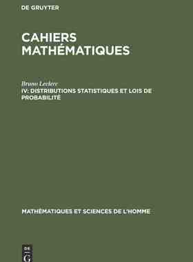 【预订】Distributions statistiques et lois de probabilité 9783111311456