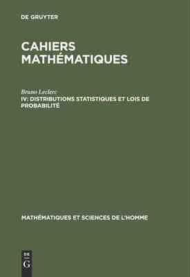 【预订】Distributions statistiques et lois de probabilité 9783111311456