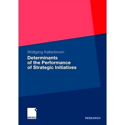 预订 Determinants of the Performance of Strategic Initiatives: 9783834918406