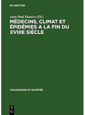 预订 Médecins, climat et épidémies a la fin du XVIIIe siècle: 9783110985788