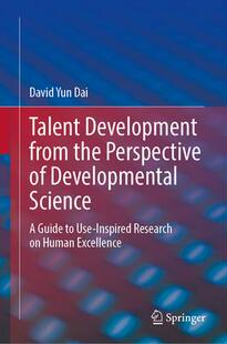 Perspective 9783031462047 Talent Science Developmental the from Development 预订
