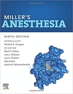 Miller’s 第九版 Anesthesia 麻醉学 两卷套 Volume 新版 Set 预售