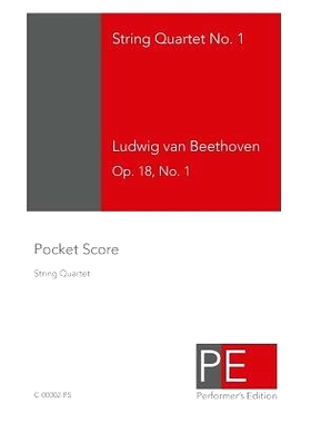预订 Beethoven String Quartet No. 1: Pocket Score: 9781441462534
