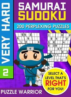 [预订]Very Hard Samurai Sudoku: 200 Perplexing Puzzles 9781092285872