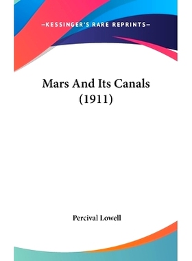 预订 Mars And Its Canals (1911): 9781436568579