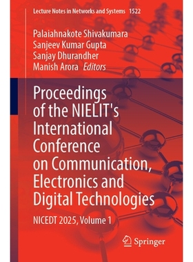 预订 Proceedings of the NIELIT’s International Conference on Communication, Electronics and Digital Technologies: NICED