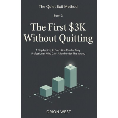 预订 The First $3K Without Quitting: A Step-by-Step AI Execution Plan for Busy Professionals Who Can’t Afford to Get Th