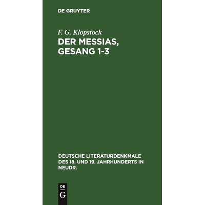 预订 Der Messias, Gesang 1-3: 9783112639931