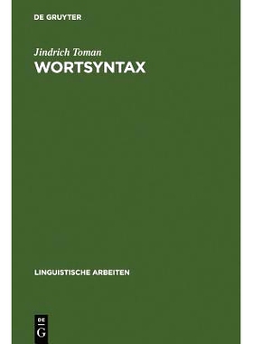 预订 Wortsyntax: eine Diskussion ausgewählter Probleme deutscher Wortbildung: 9783484301375