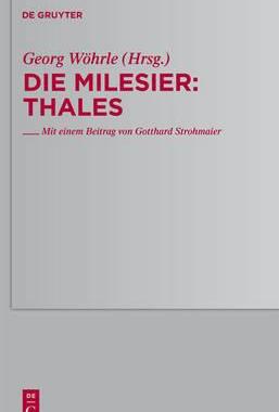 【预订】Thales 9783110196696