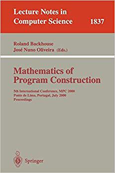 【预订】Mathematics of Program Construction 9783540677277