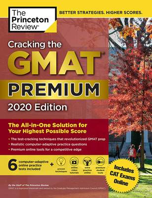 英文原版 攻克GMAT考试2020版 备考指南 Cracking the GMAT Premium Edition with 6 Practice Tests (The Princeton Review)