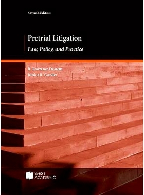 预订 Pretrial Litigation: Law, Policy, and Practice: 9781647084660
