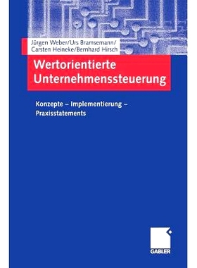 预订 Wertorientierte Unternehmenssteuerung: Konzepte — Implementierung — Praxisstatements: 9783322800046