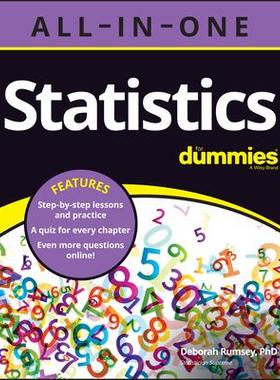 Statistics All-In-One for Dummies (+ Chapter Quizzes Online)统计一体化达人迷（+在线章节测验）: 9781119902560