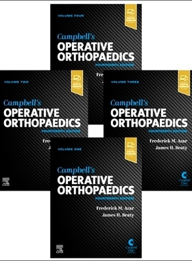 Campbell’s Operative Orthopaedics, 4-Volume Set Campbell’s Operative Orthopaedics，4 卷套装: 9780323672177