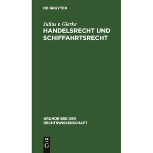 预订 Handelsrecht und Schiffahrtsrecht: 9783112411896