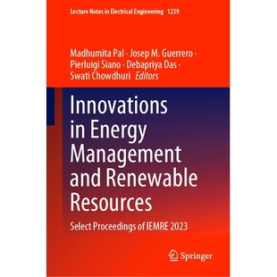 Energy and Management IEMRE 第3届能源管理与可再生资 Resources Renewable Proceedings 预订 Select Innovations 2023