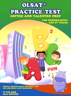 预订 OLSAT(R) PRACTICE TEST Gifted and Talented Prep for Kindergarten and 1st Grade: Gifted and Talented Prep: 978150072