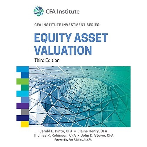 预订 Equity Asset Valuation, Fifth Edition 股权资产估值. 第5版 9781119850519