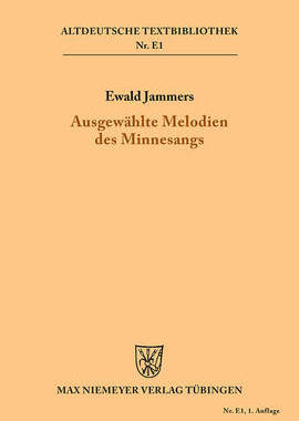 【预订】Ausgewählte Melodien des Minnesangs 9783110981117