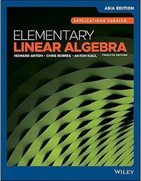 现货 Elementary Linear Algebra, 12Th Edition Asia Edition