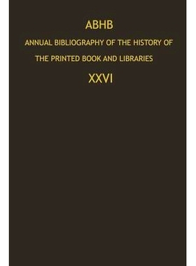 预订 ABHB Annual Bibliography of the History of the Printed Book and Libraries: Publications of 1995 and additions from