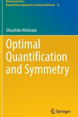【预订】Optimal Quantification and Symmetry 9789811691690
