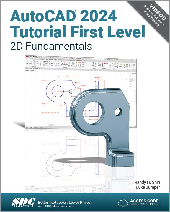 [预订]AutoCAD 2024 Tutorial First Level 2D Fundamentals 9781630575854